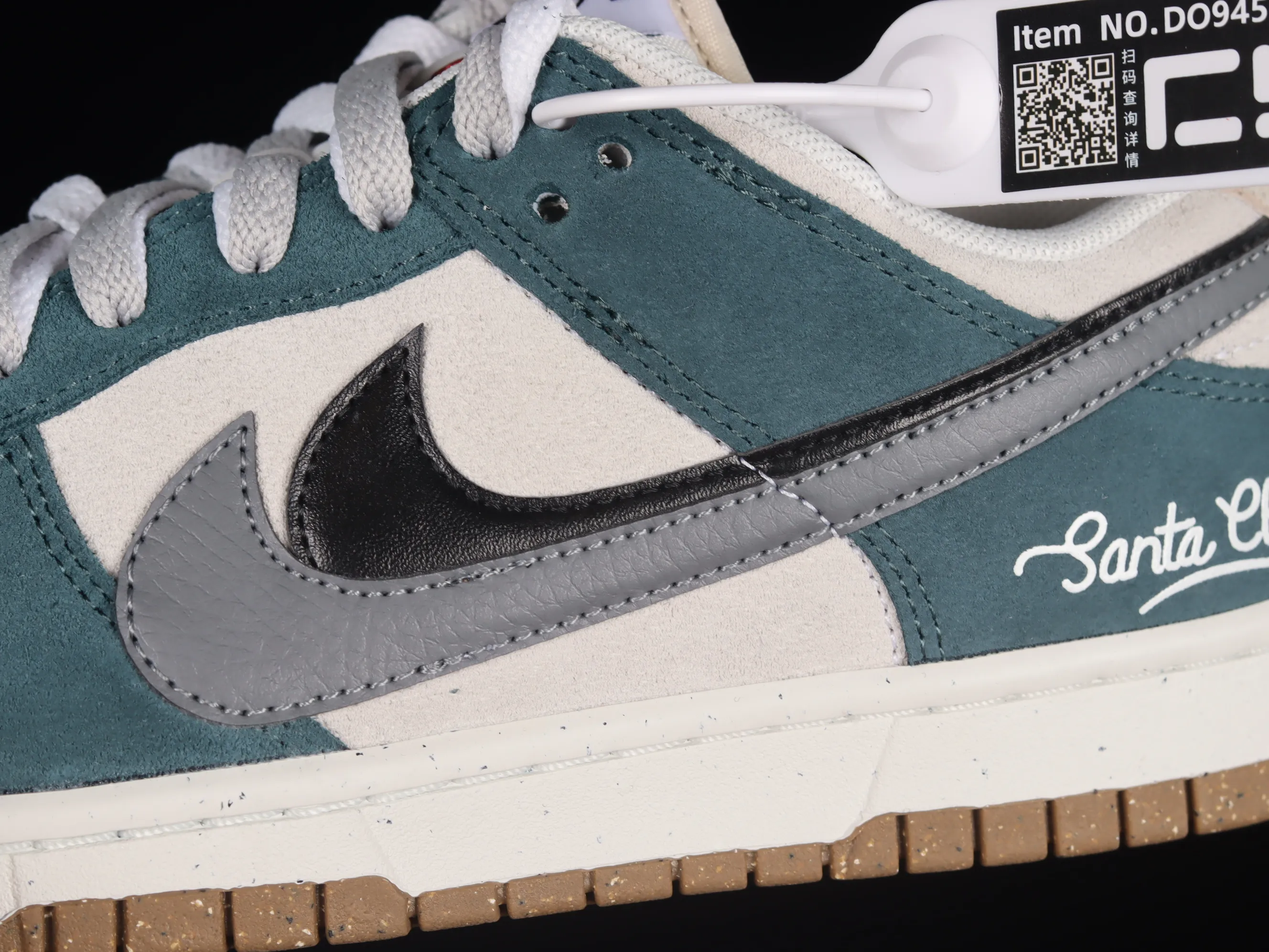 All categories Nk SB Dunk series Nk SB Dunk Low low-top sneakers Nk SB Dunk Low "85" gray green double hook SB low-top sports and leisure sneakers DO9457-110